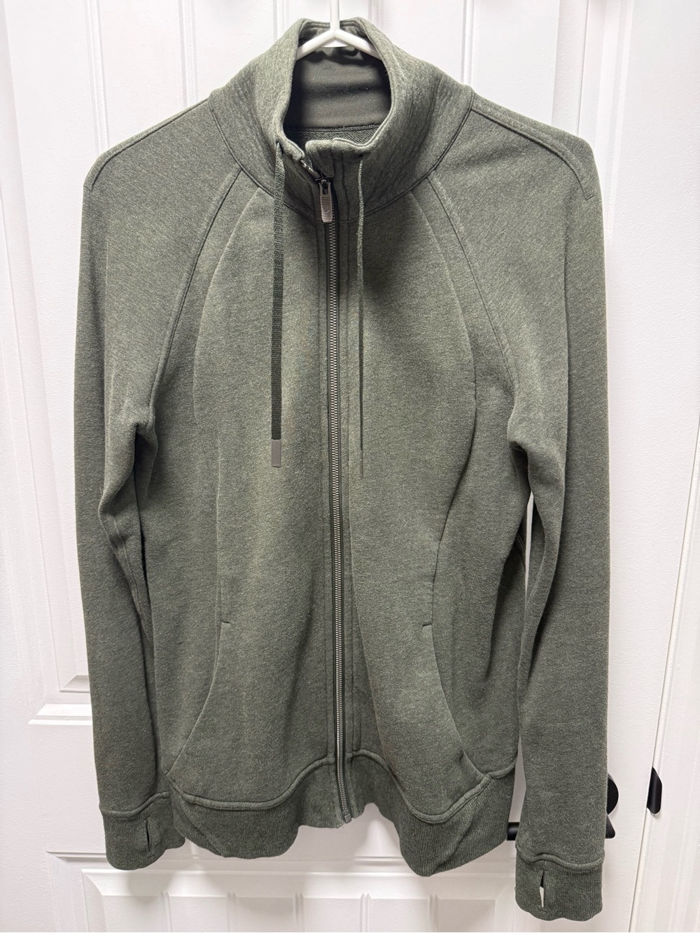 lululemon athletica Olive Green Full-Zip Hoodie